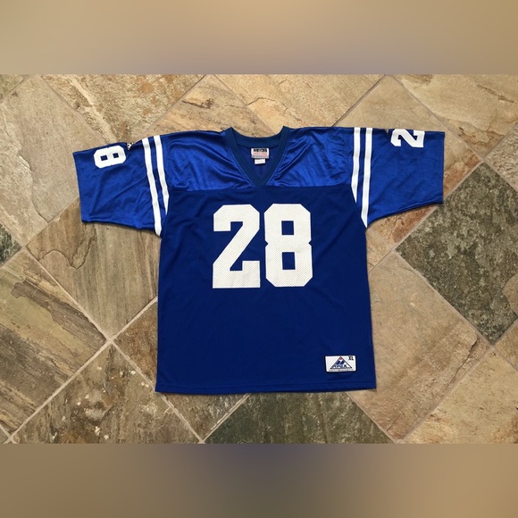 Vintage Indianapolis Colts Marshall Faulk Apex One Football Jersey, Size XL - Picture 2 of 5